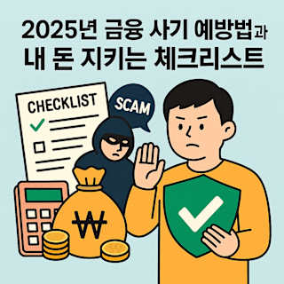2025년 금융 사기 예방법과 내 돈 지키는 체크리스트 썸네일 이미지