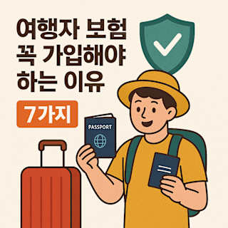 여행자 보험 가입 이유 7가지 썸네일 이미지