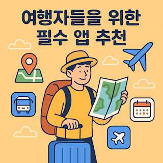 여행자 필수 앱 추천 썸네일 이미지