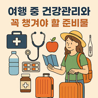 여행 중 건강관리 준비물 썸네일 이미지