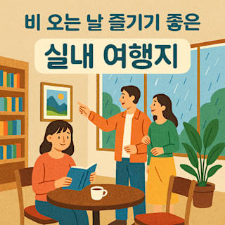 비 오는 날 즐기기 좋은 실내 여행지 썸네일 이미지