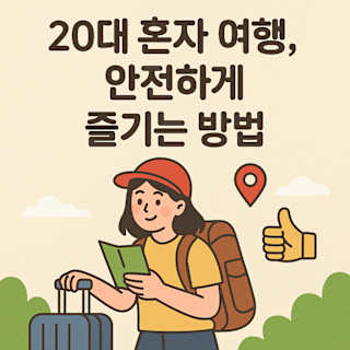 20대 혼자 여행 안전하게 즐기는 방법 썸네일 이미지
