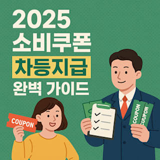 2025 소비쿠폰 차등지급 완벽 가이드 썸네일 이미지