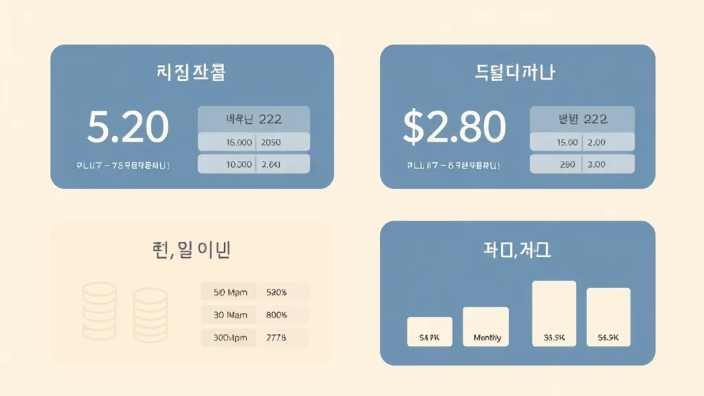 월 비용 비교
