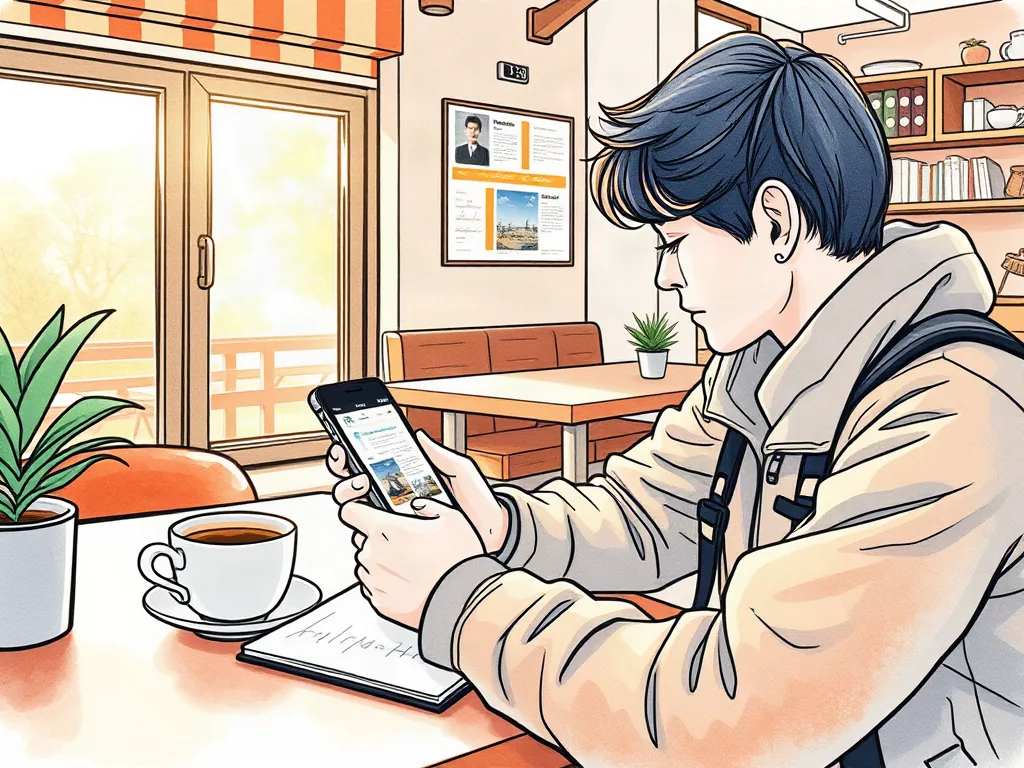 여행 일기 작성